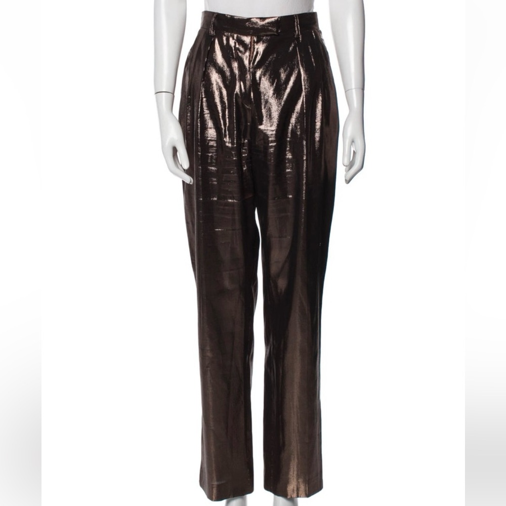 Alberta Ferretti Bronze Pants